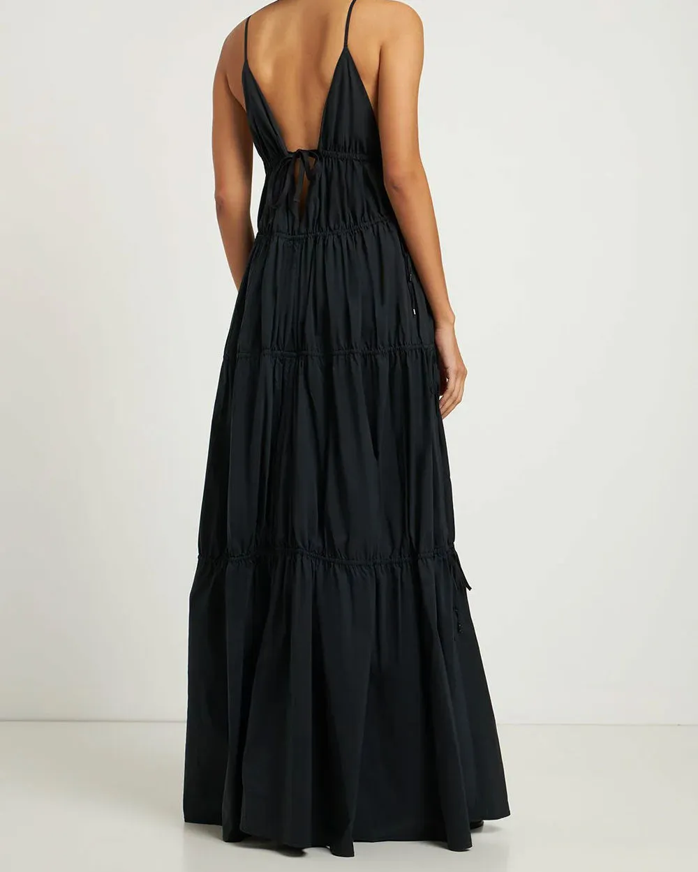 Black April Core Cut-out Maxi Dress