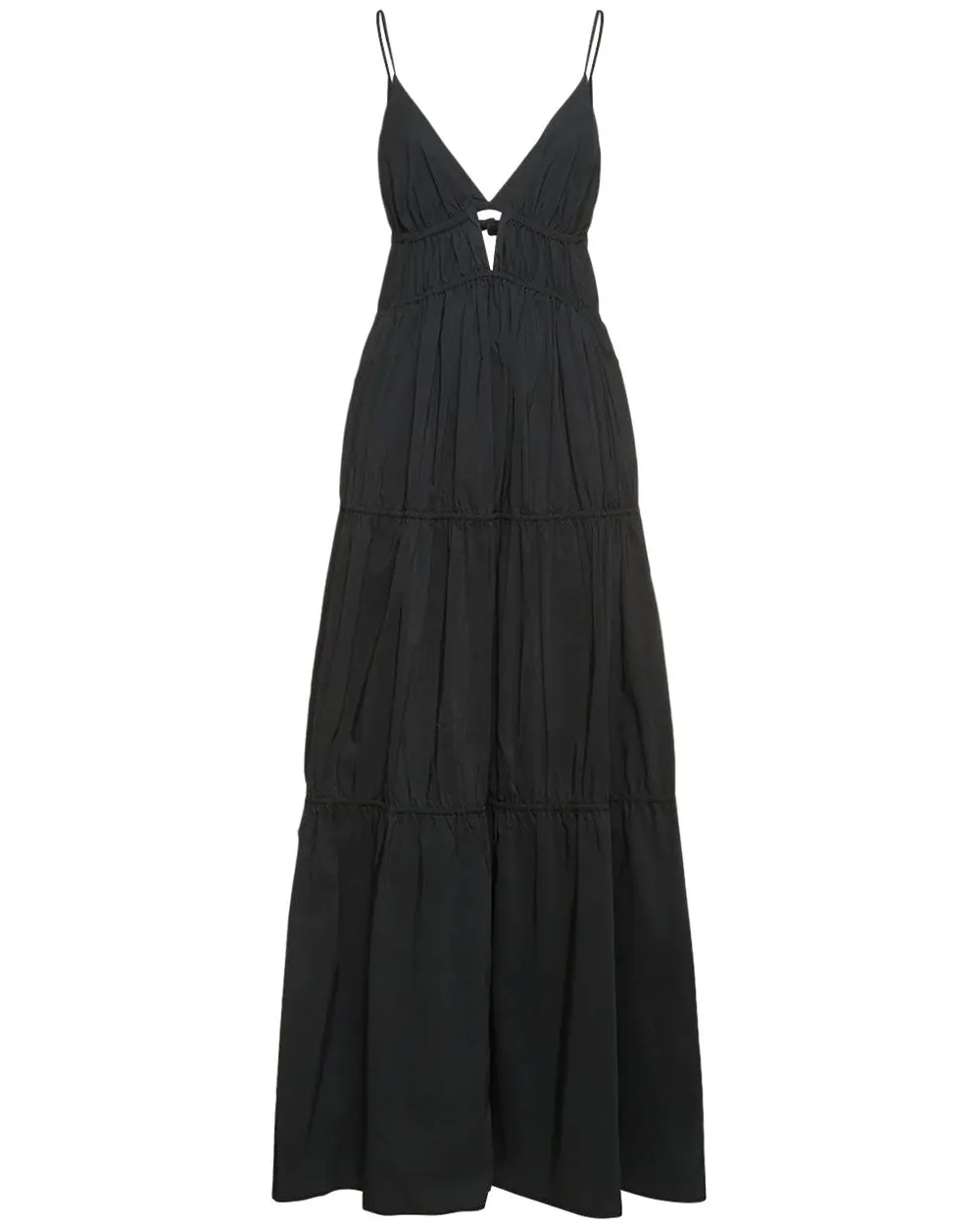 Black April Core Cut-out Maxi Dress
