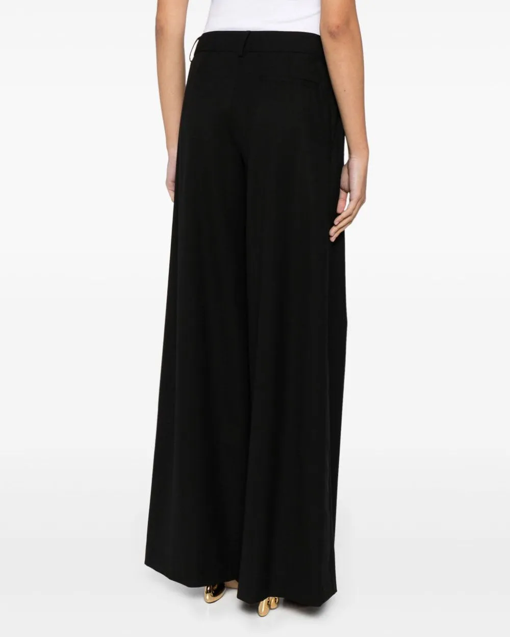 Black Italian Wool Twill Didi Pant