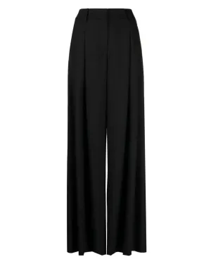 Black Italian Wool Twill Didi Pant
