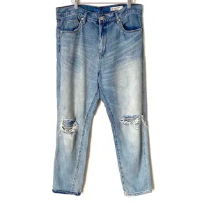 BLANKNYC High Rise Tapered Leg Distressed Jeans- Size 31 (Inseam 26.5")
