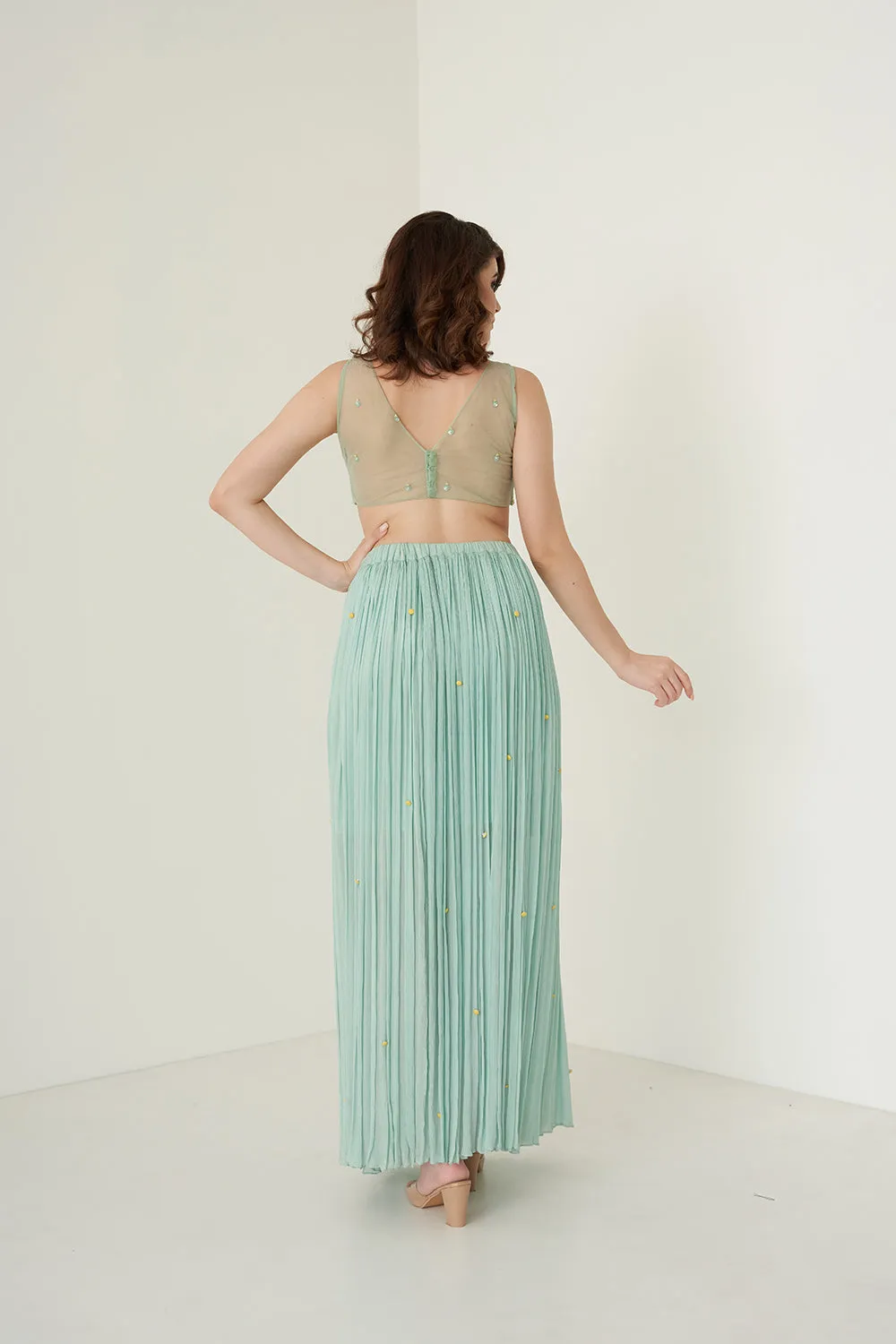 Blue Skirt Sets