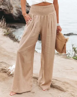 Boho Wide Leg Cotton Pants