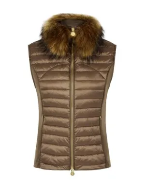 Bronze Puffer Gilet