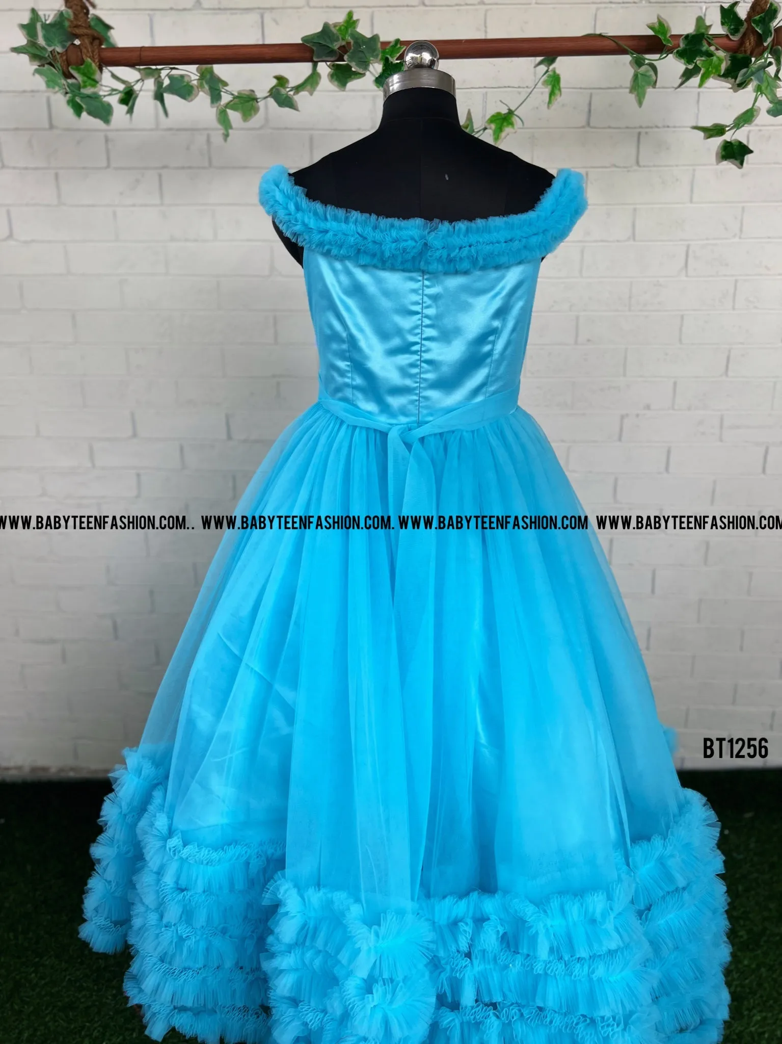 BT1256M Sky Blue Enchantment - Mom & Babe Fairy Tale Frocks