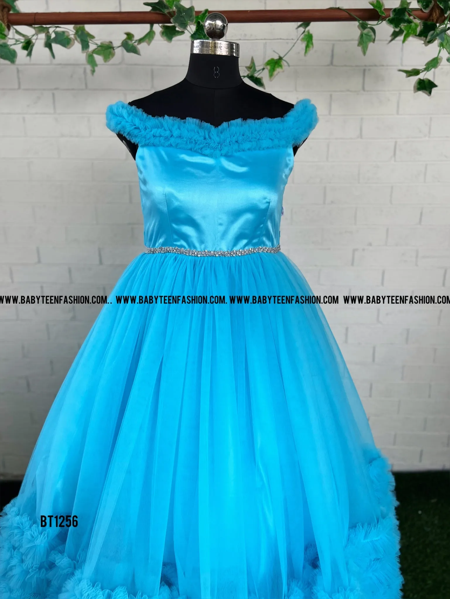BT1256M Sky Blue Enchantment - Mom & Babe Fairy Tale Frocks