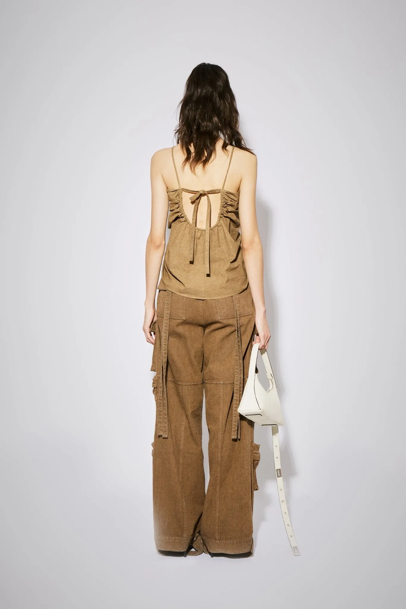Butterfly Gathered Strap Top
