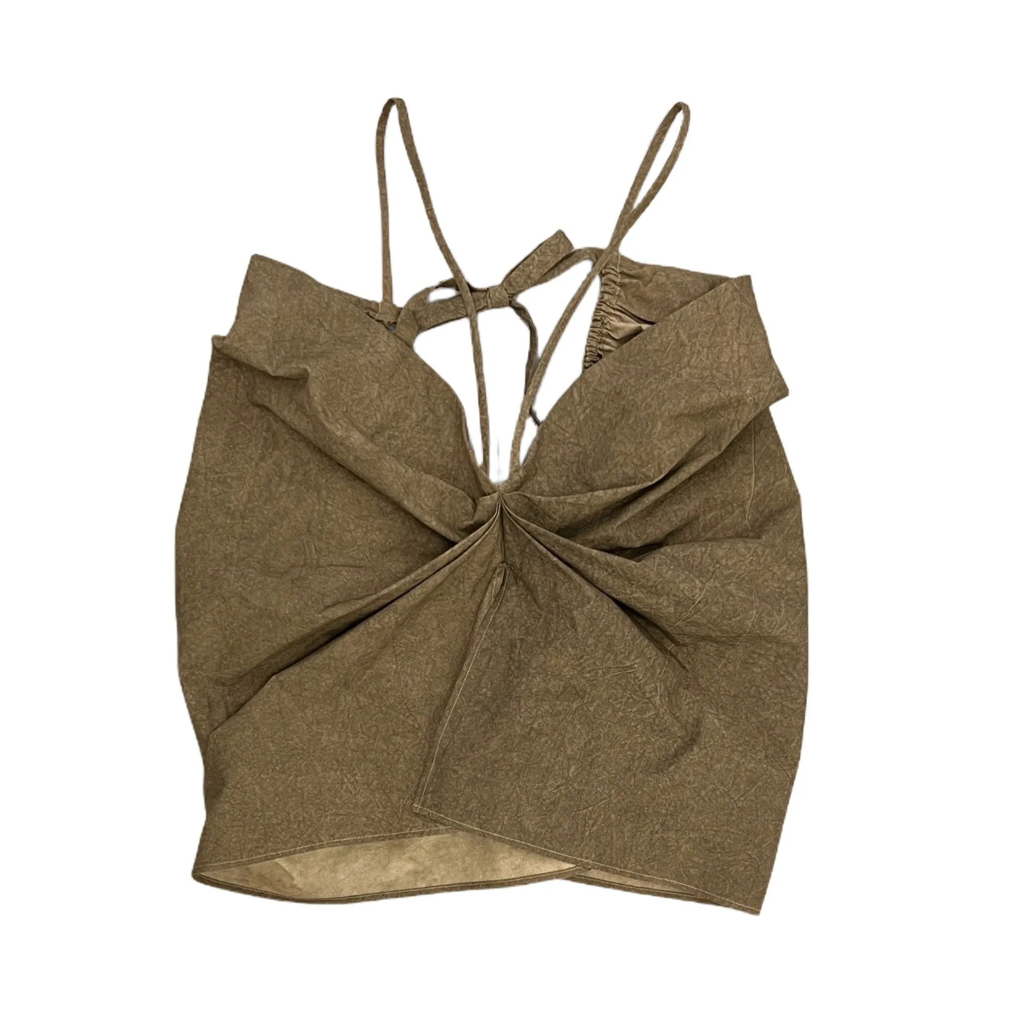 Butterfly Gathered Strap Top