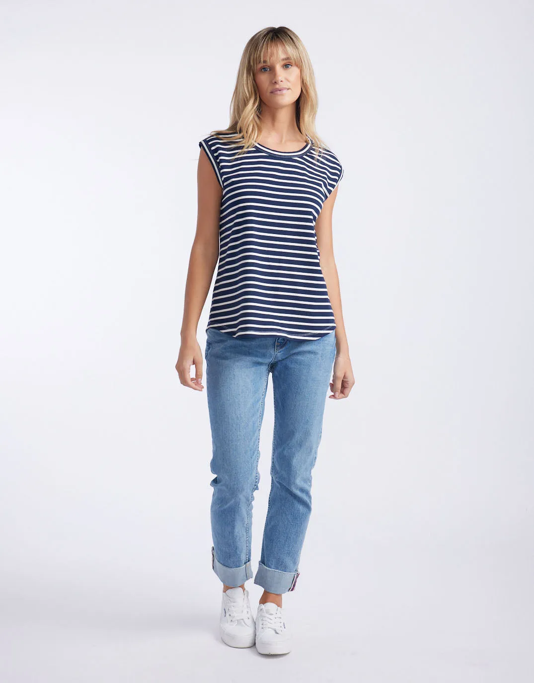 Cali Tank Top - Paris Stripe