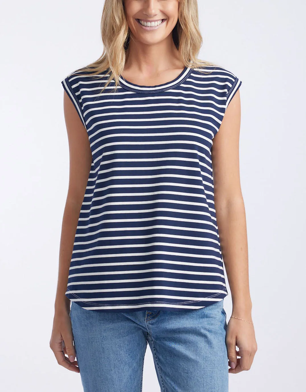 Cali Tank Top - Paris Stripe