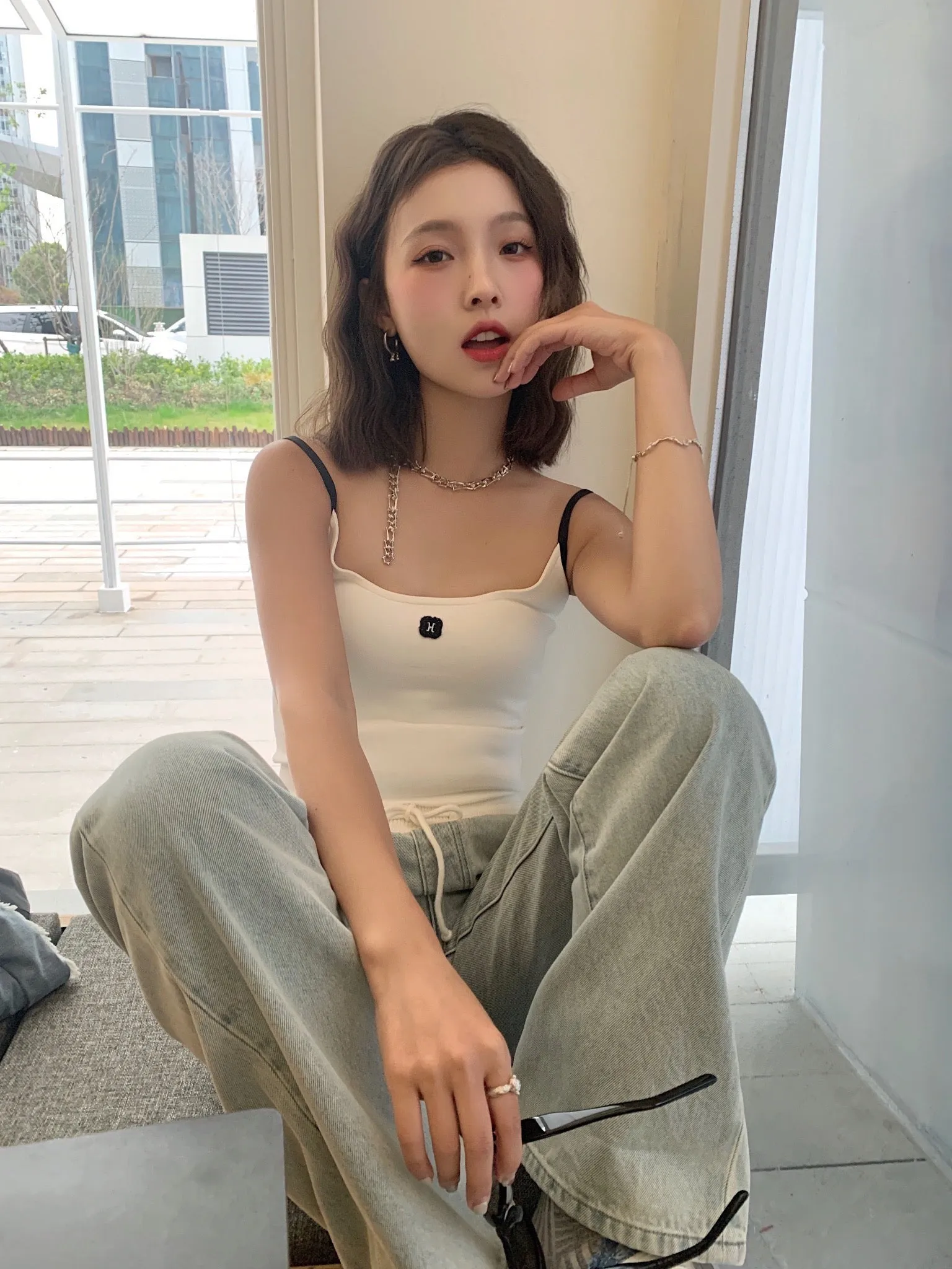 Camisoles in Navy