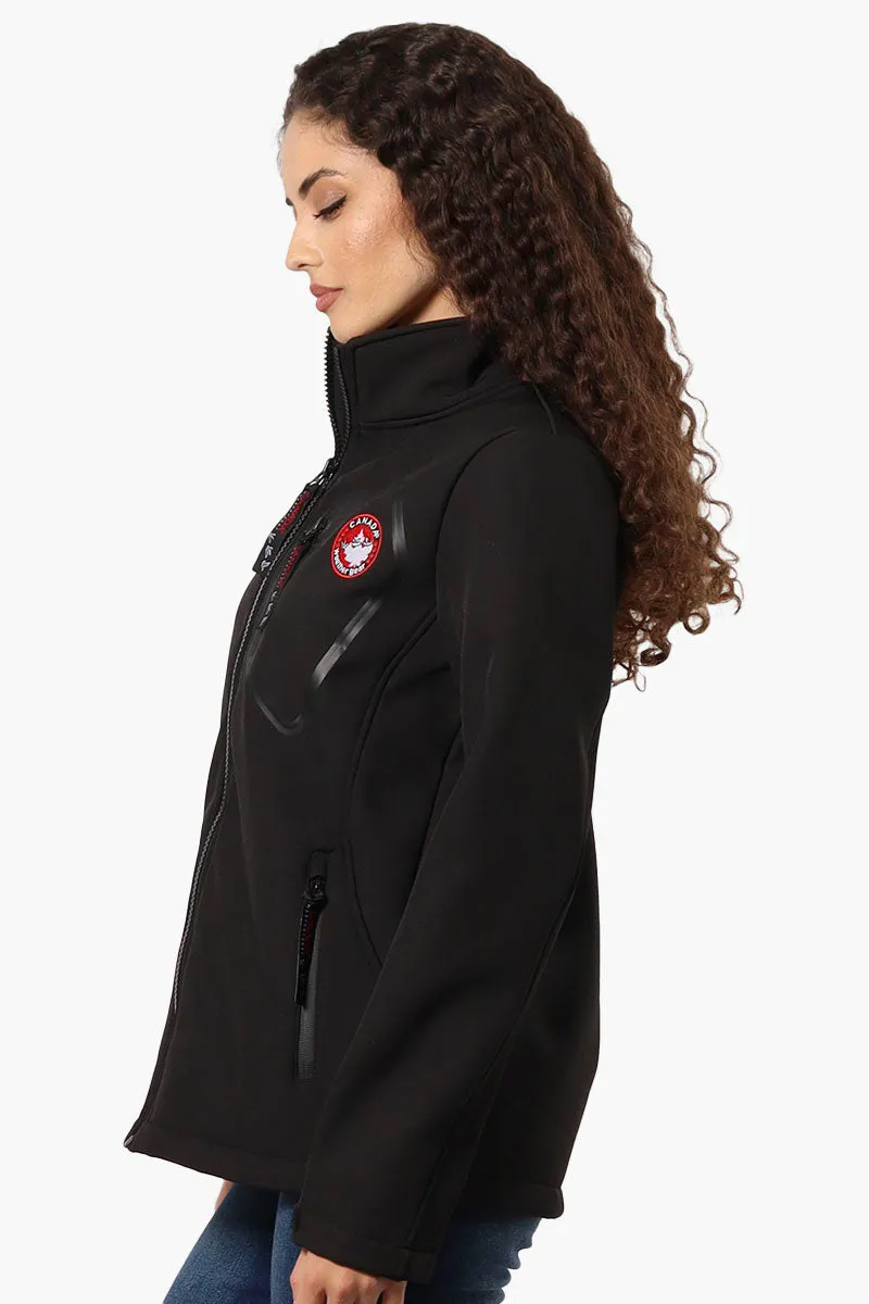 Canada Weather Gear Fleece Lined Zip Pocket Lightweight Jacket - Black
