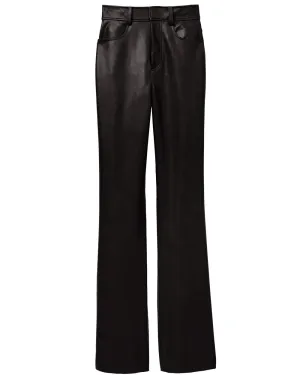 Carob Vegan Leather Christopher Pant