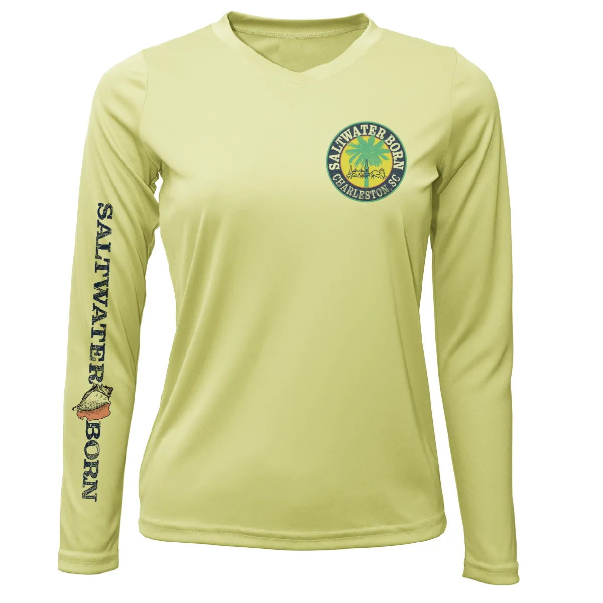 Charleston, SC Kraken Palmetto Logo Women's Long Sleeve UPF 50  Dry-Fit Shirt