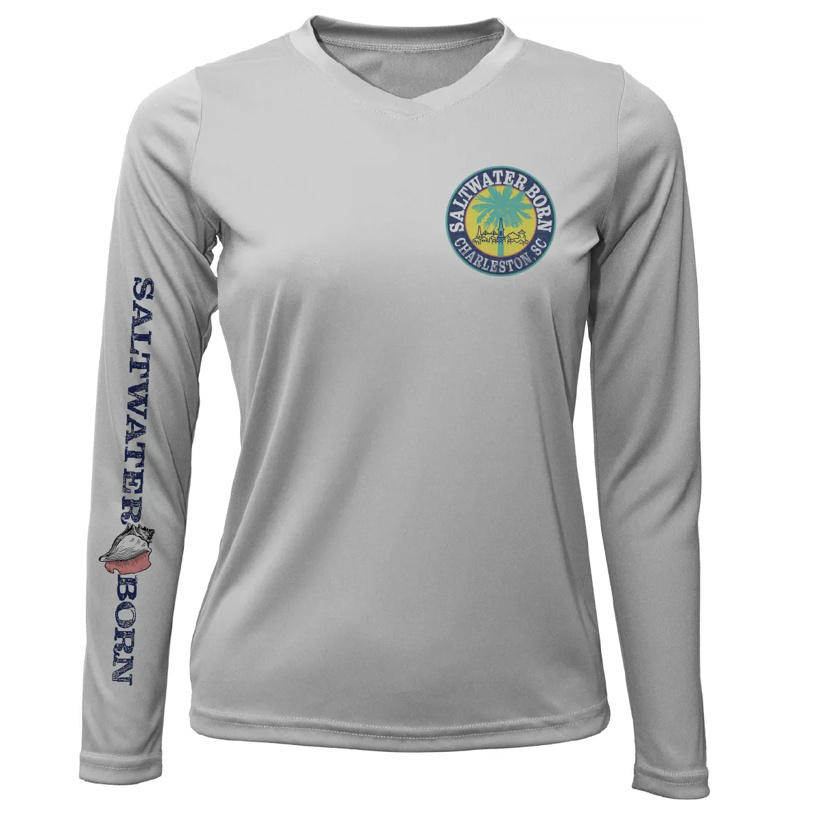Charleston, SC Kraken Palmetto Logo Women's Long Sleeve UPF 50  Dry-Fit Shirt