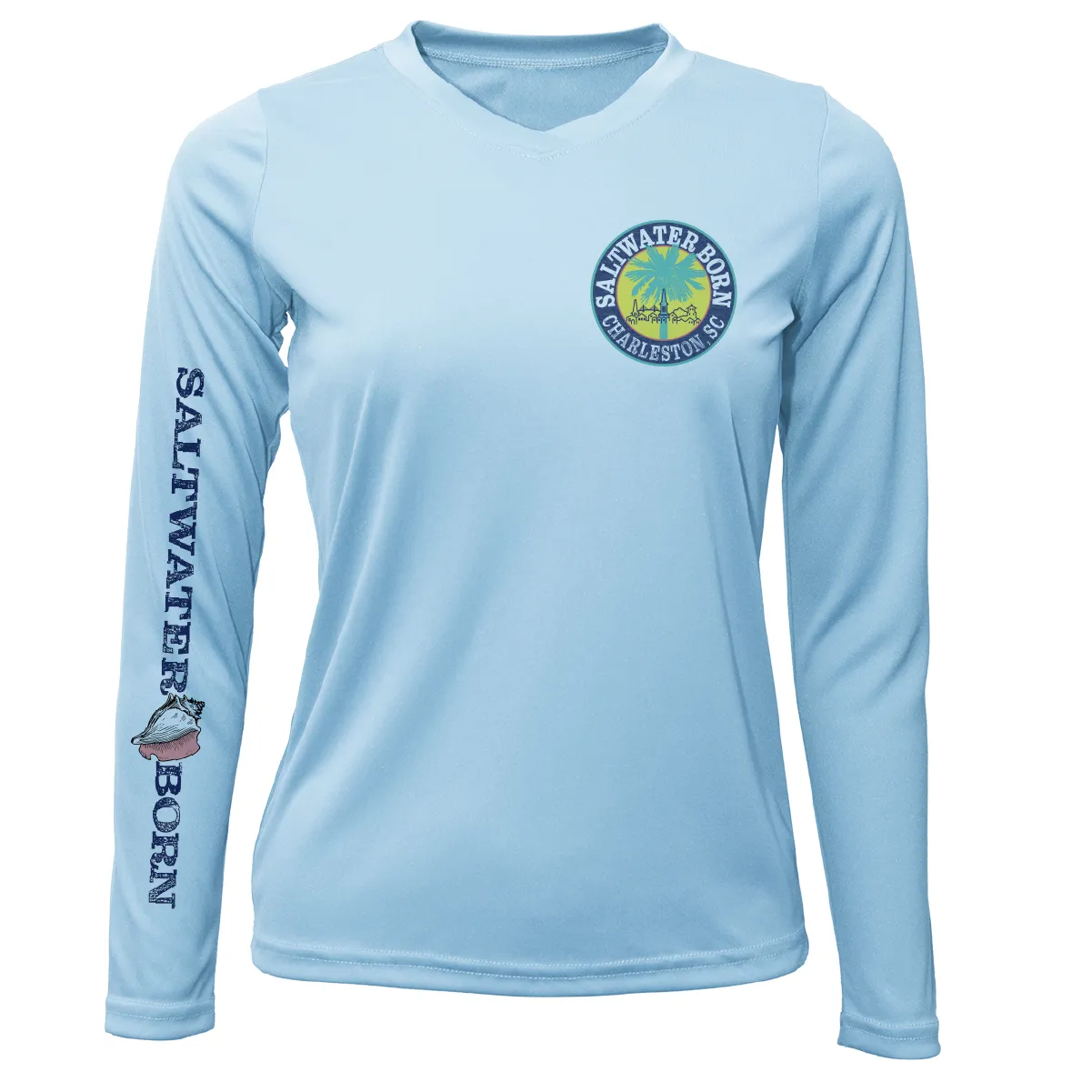 Charleston, SC Kraken Palmetto Logo Women's Long Sleeve UPF 50  Dry-Fit Shirt