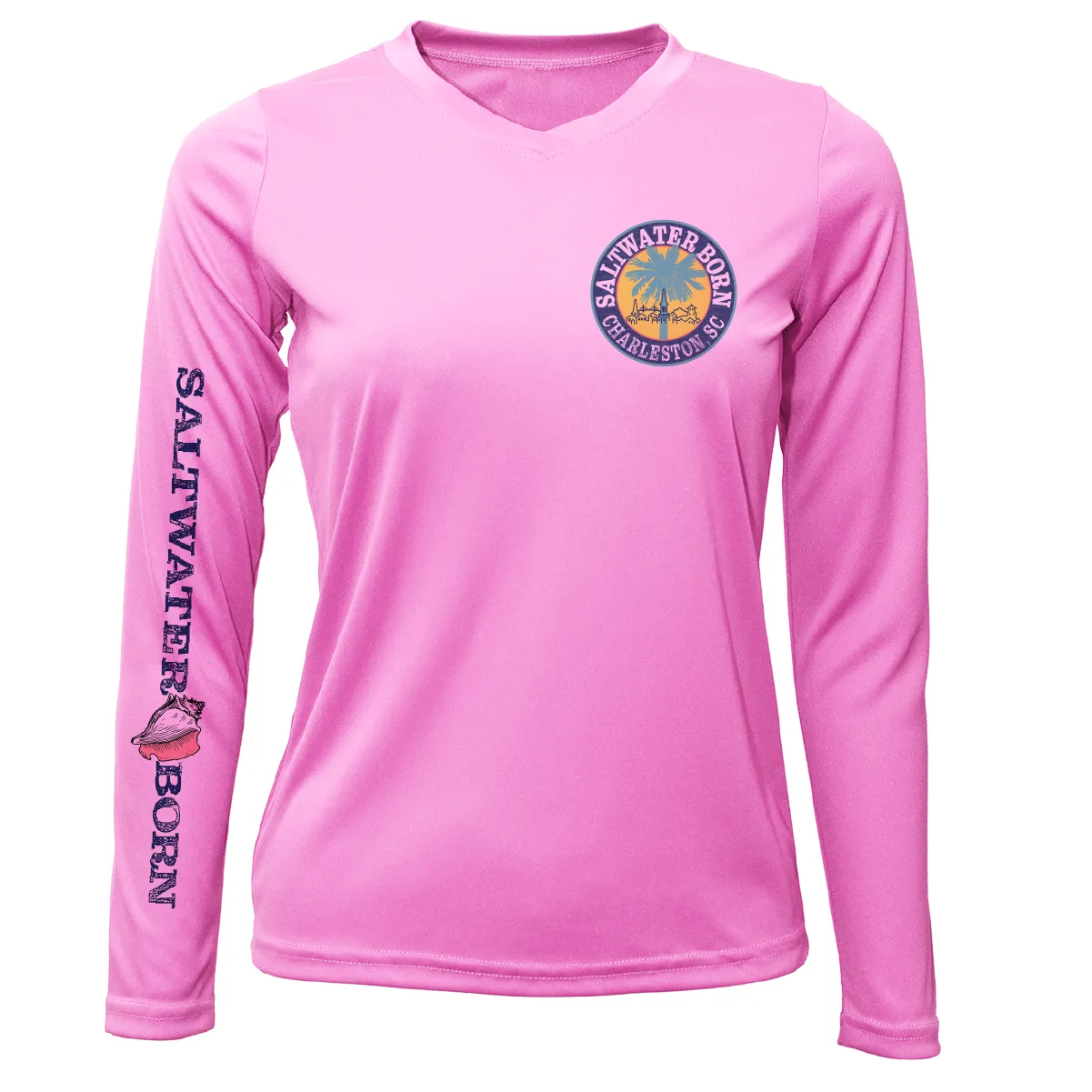 Charleston, SC Kraken Palmetto Logo Women's Long Sleeve UPF 50  Dry-Fit Shirt