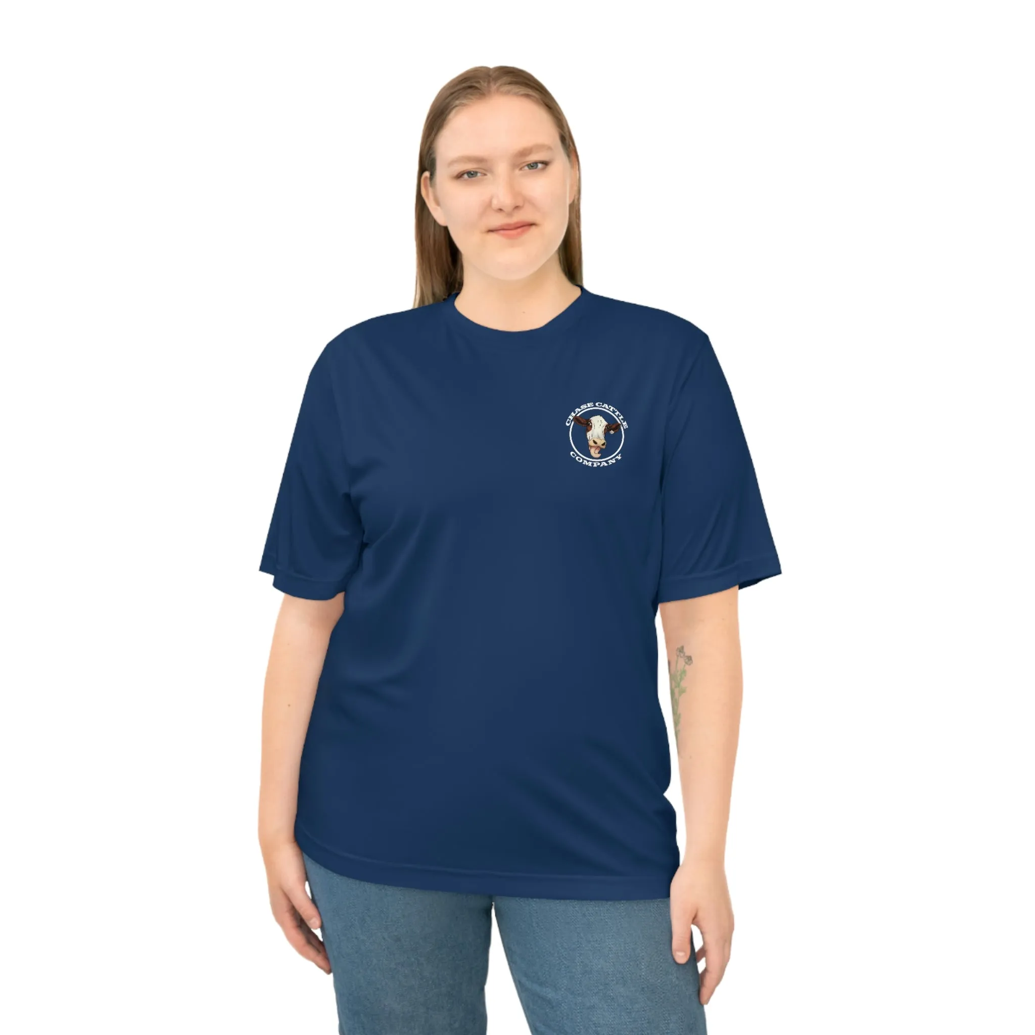 Chase Cattle Company Short Sleeve Unisex Zone Performance T-shirt