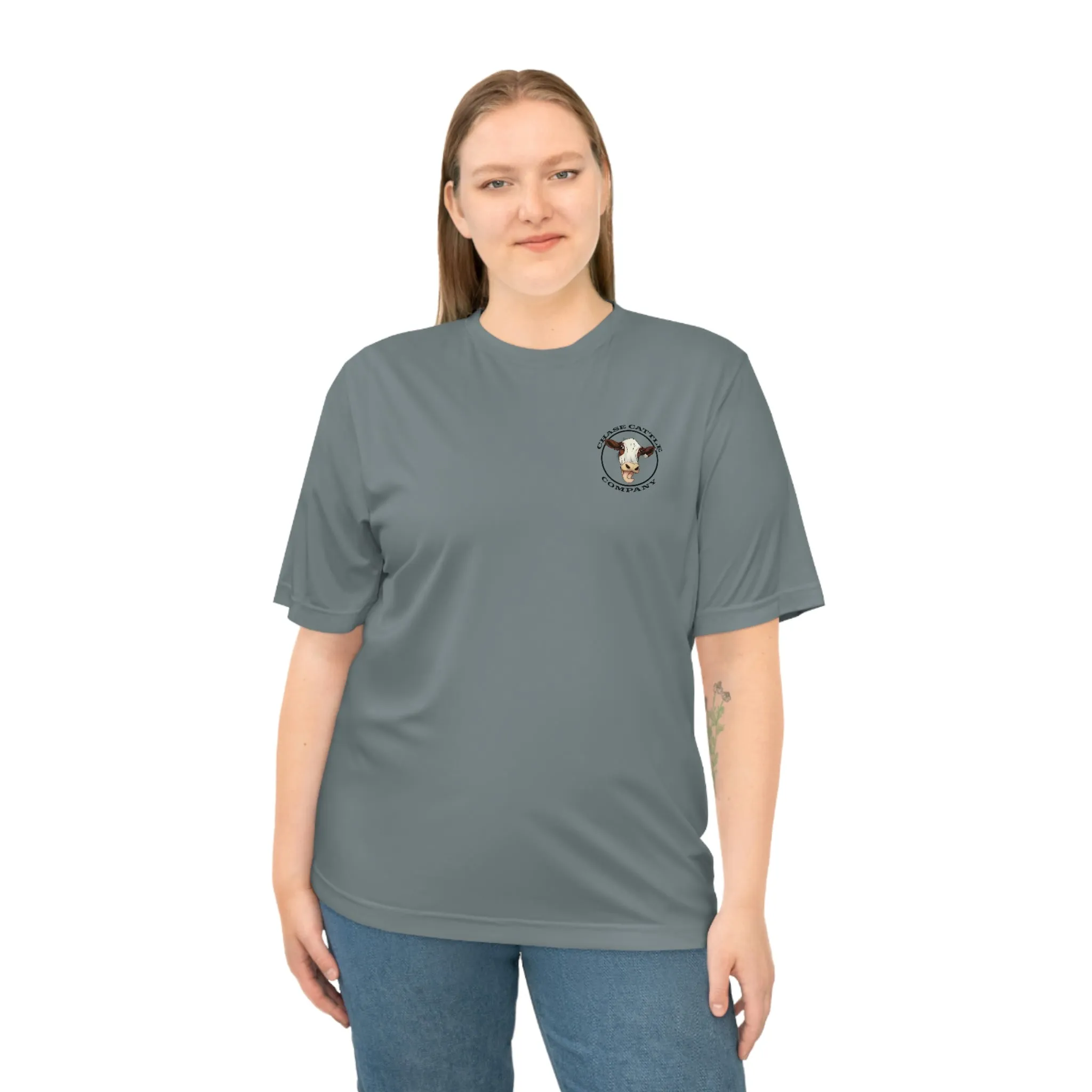 Chase Cattle Company Short Sleeve Unisex Zone Performance T-shirt
