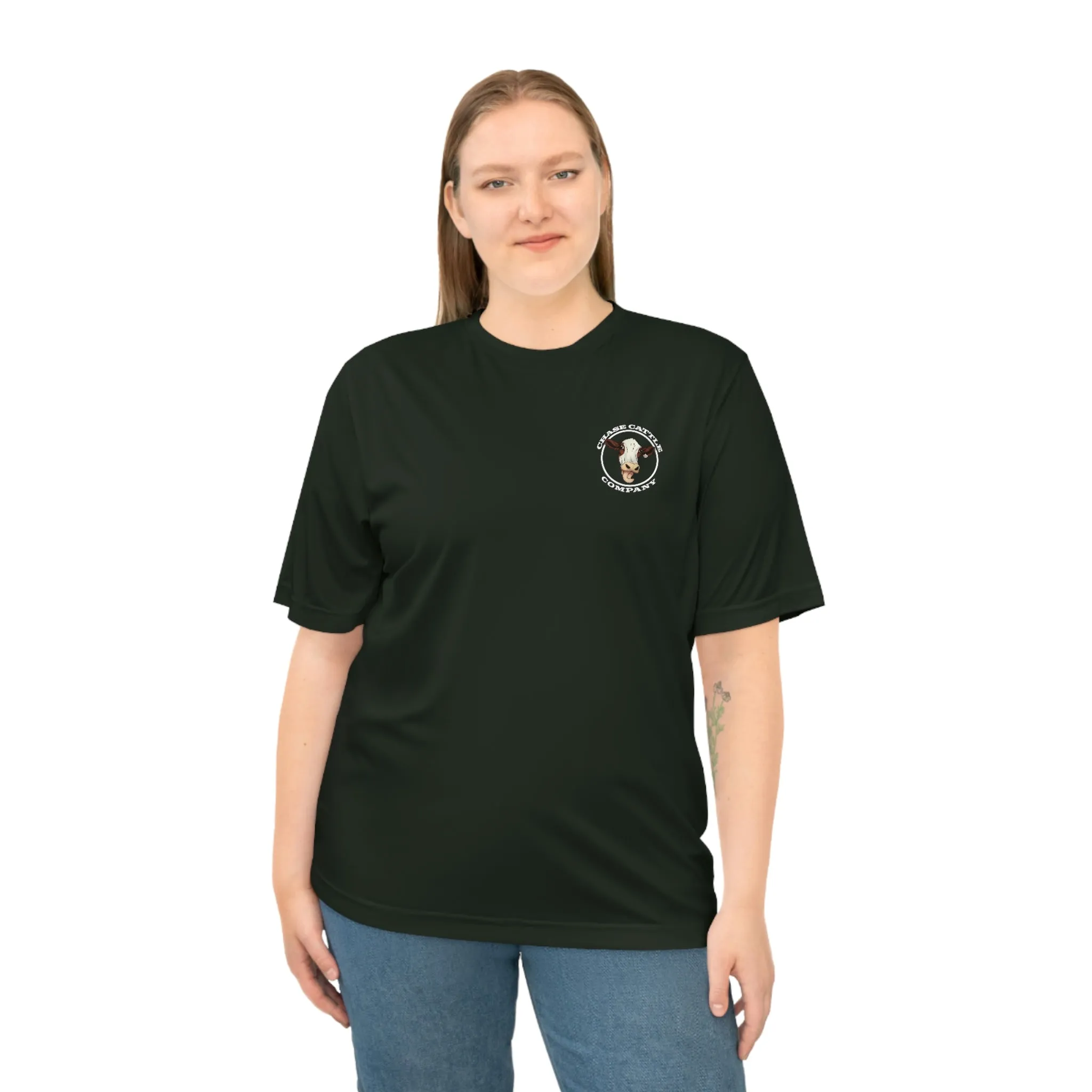 Chase Cattle Company Short Sleeve Unisex Zone Performance T-shirt