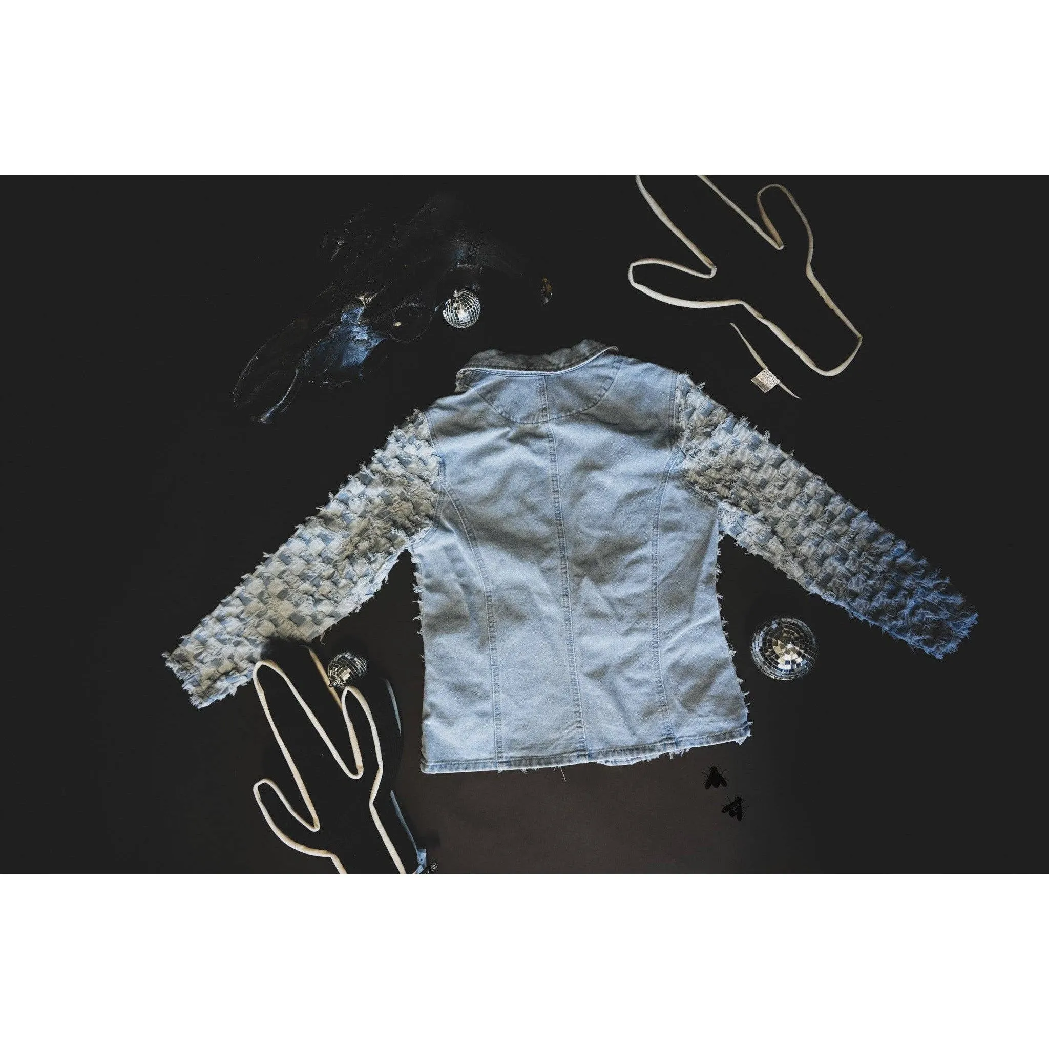 Checkity Check Blazer | Checkered Denim Jacket [Sizes SM-2X]