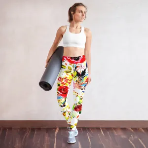 Chic Floral Yoga Leggings, lioness-love