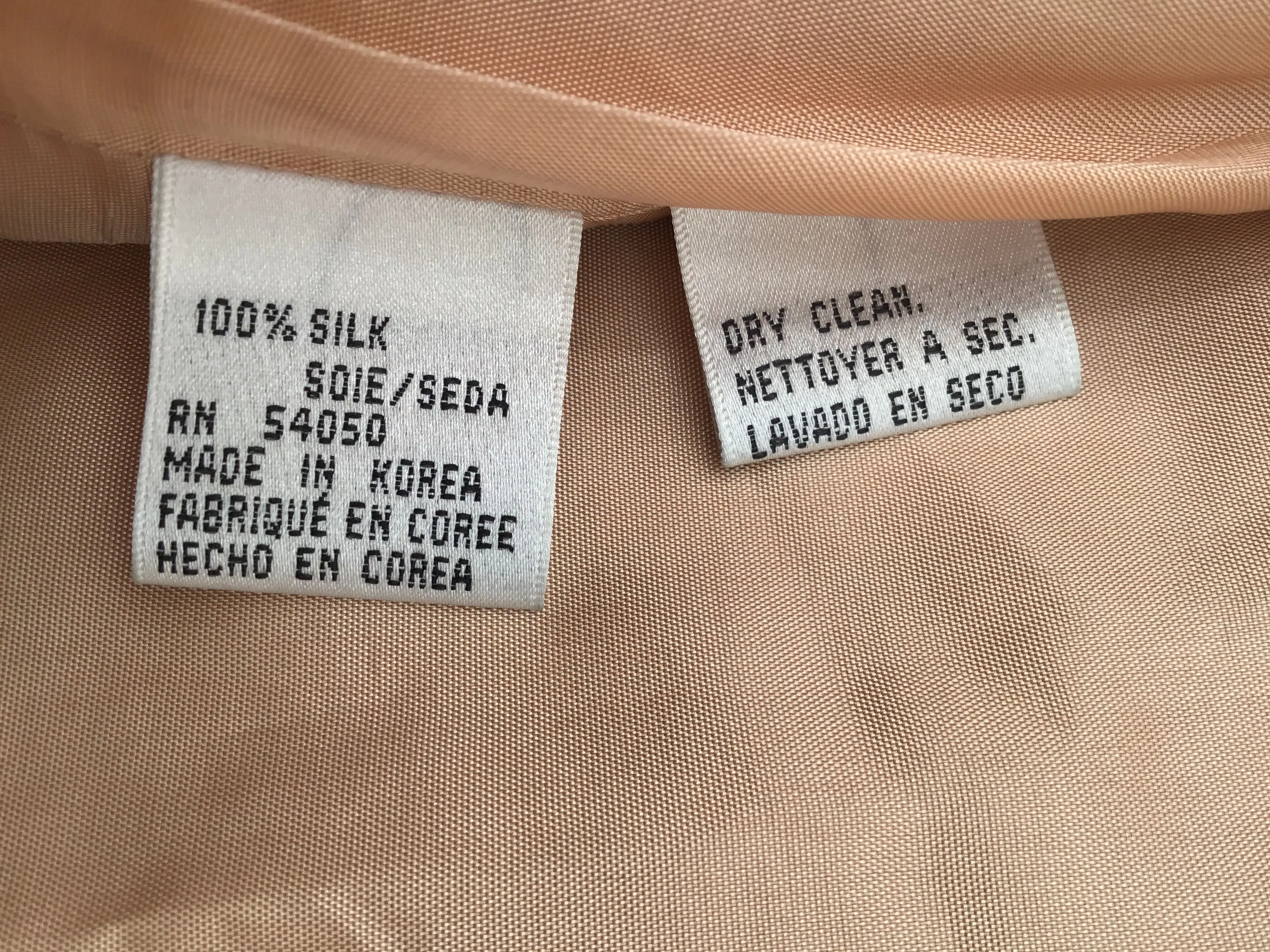 Christian Dior Women's Tan Silk Blazer - Size 6 With COA