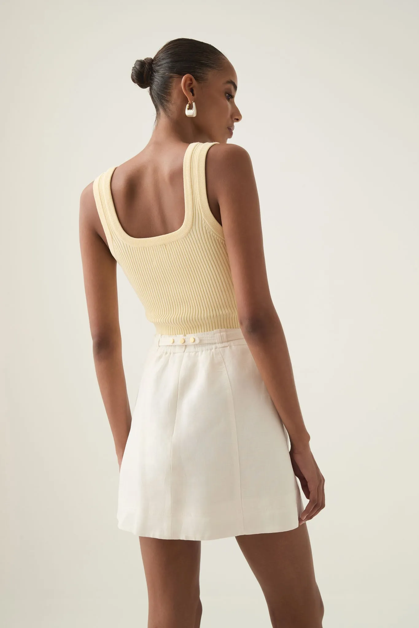 Christine Belted Mini Skirt