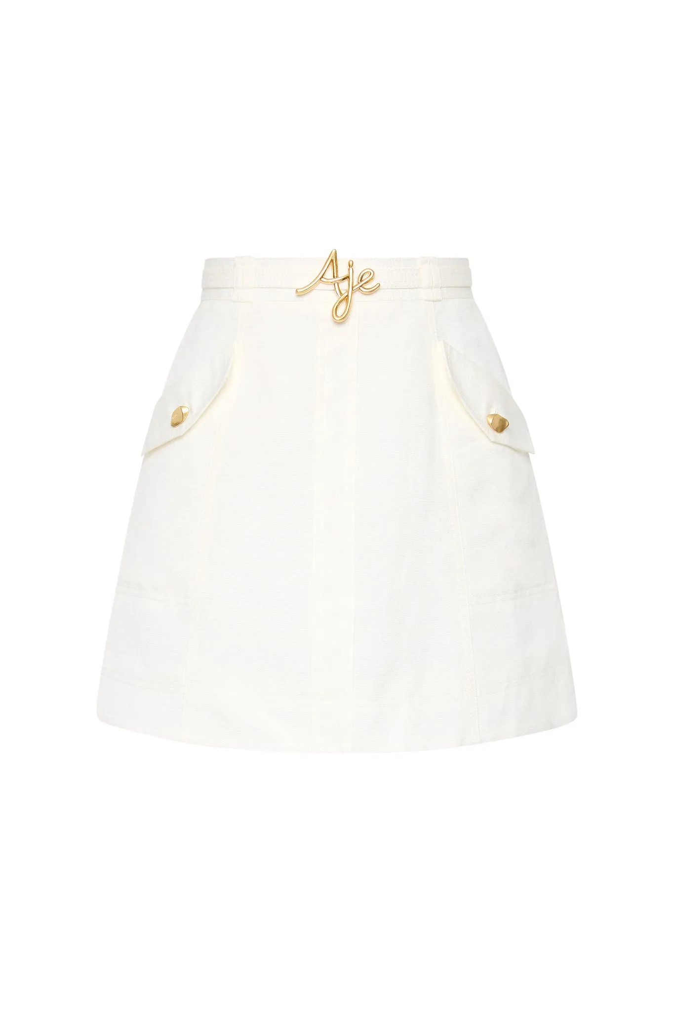 Christine Belted Mini Skirt
