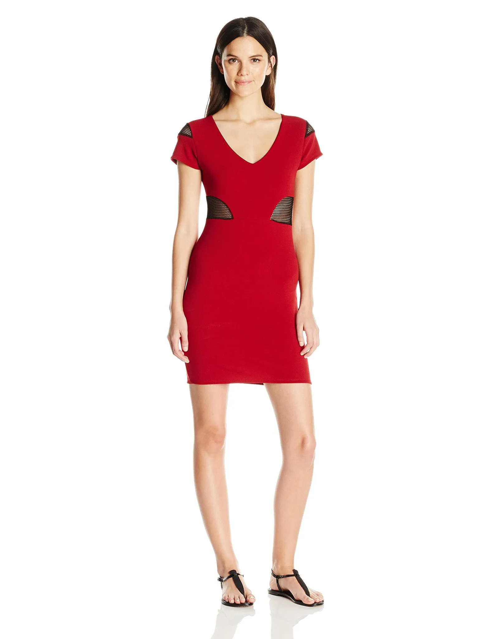 Clementine Women's Liverpool Social Dress with Mesh Panels