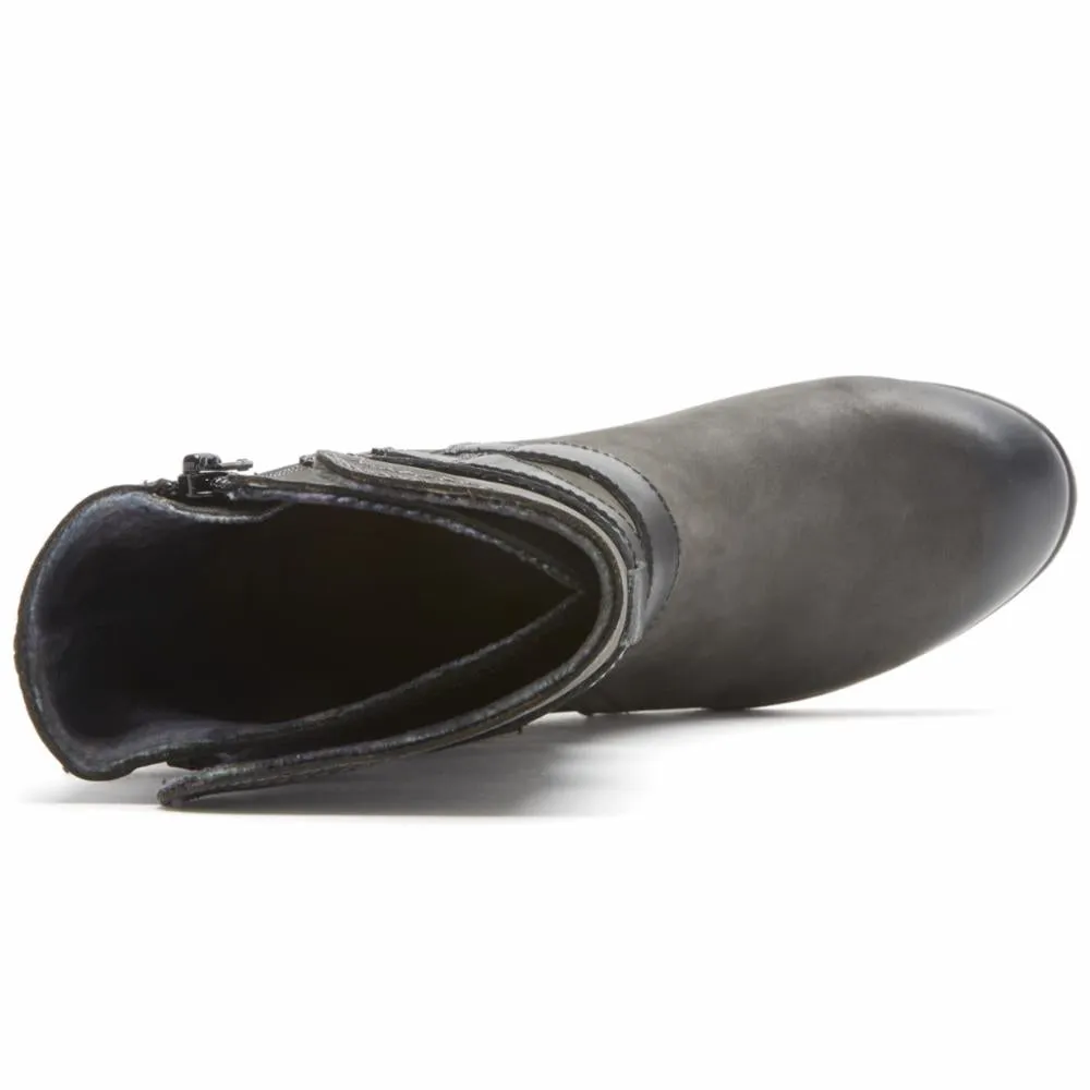 Cobb Hill ANISA 3 BUCKLE BOOT BLACK