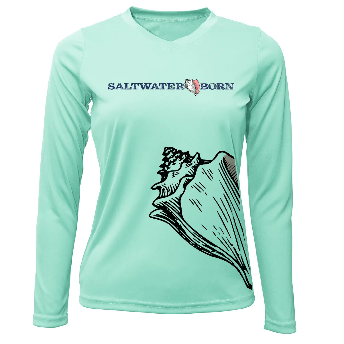 Conch Wrap Long Sleeve UPF 50  Dry-Fit Shirt