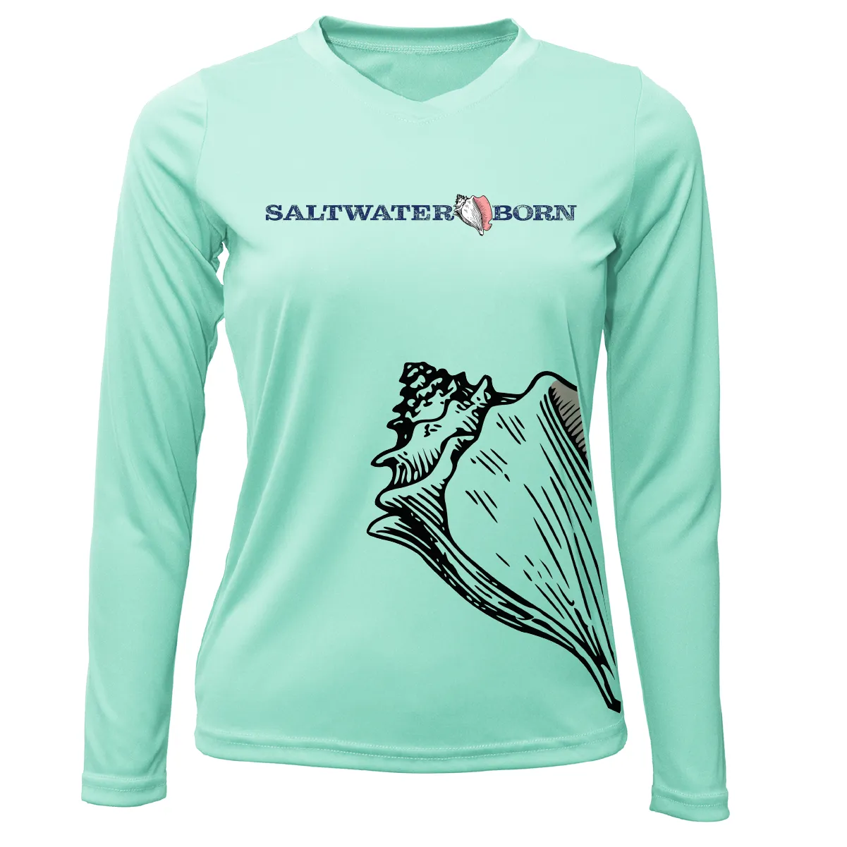 Conch Wrap Long Sleeve UPF 50  Dry-Fit Shirt
