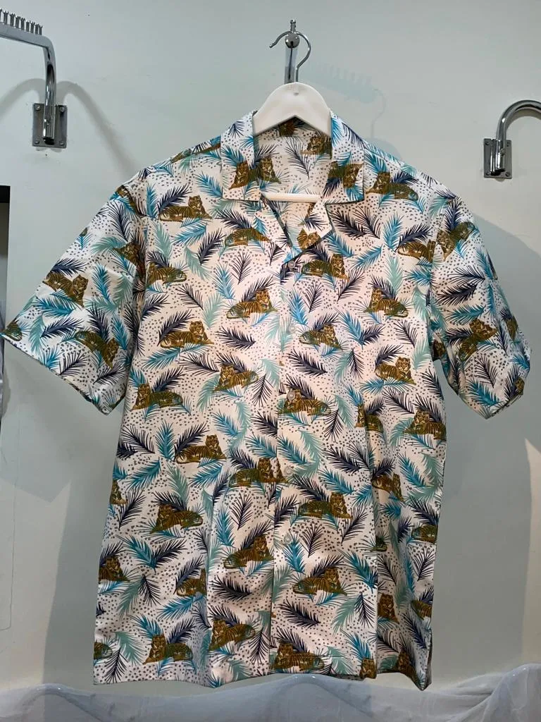 Cotton Poplin printed Shirt