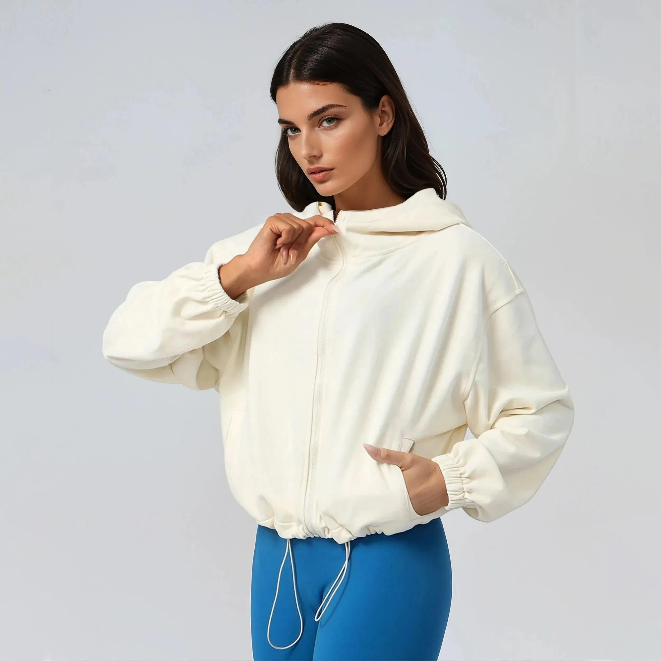CozyHood Drawstring Jacket