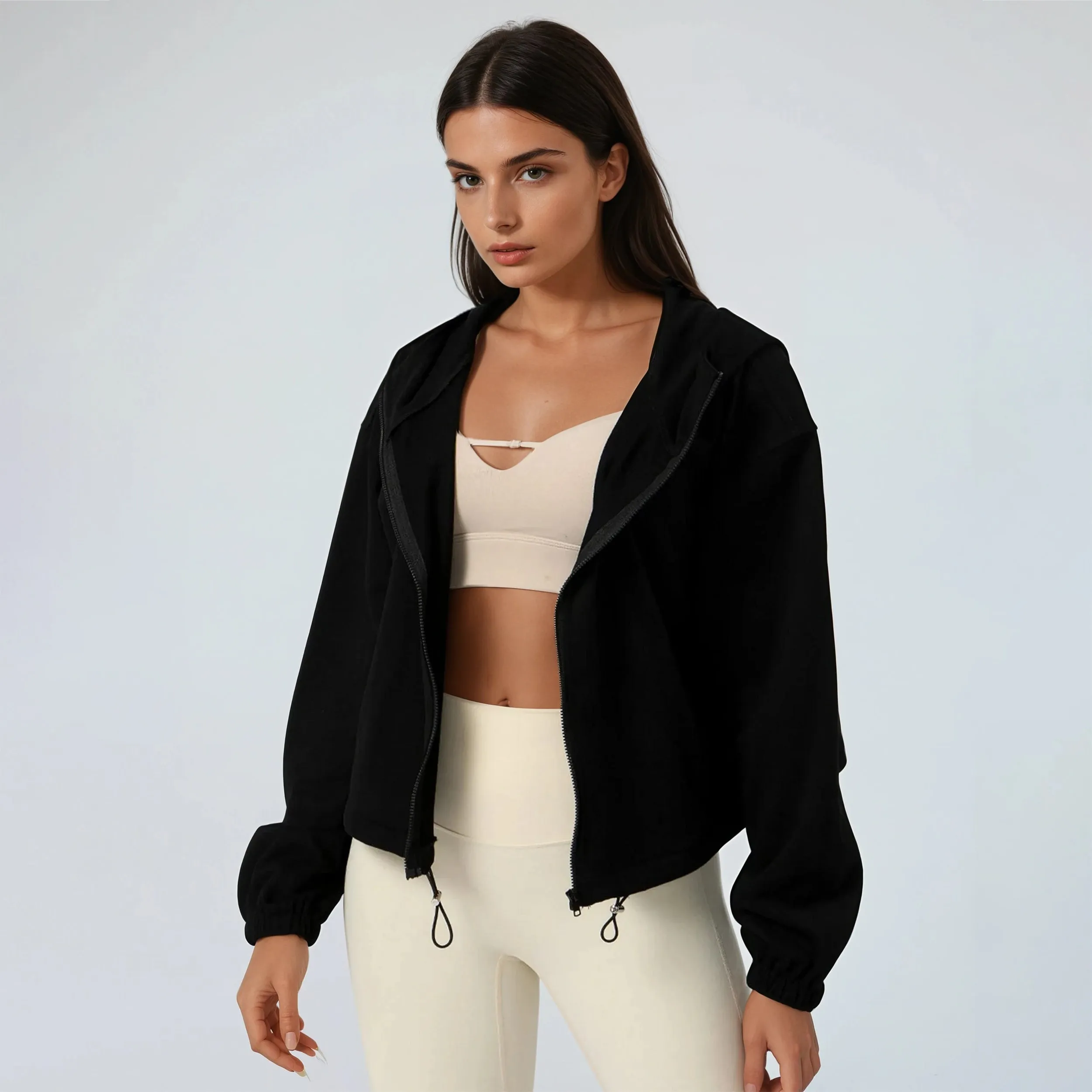 CozyHood Drawstring Jacket
