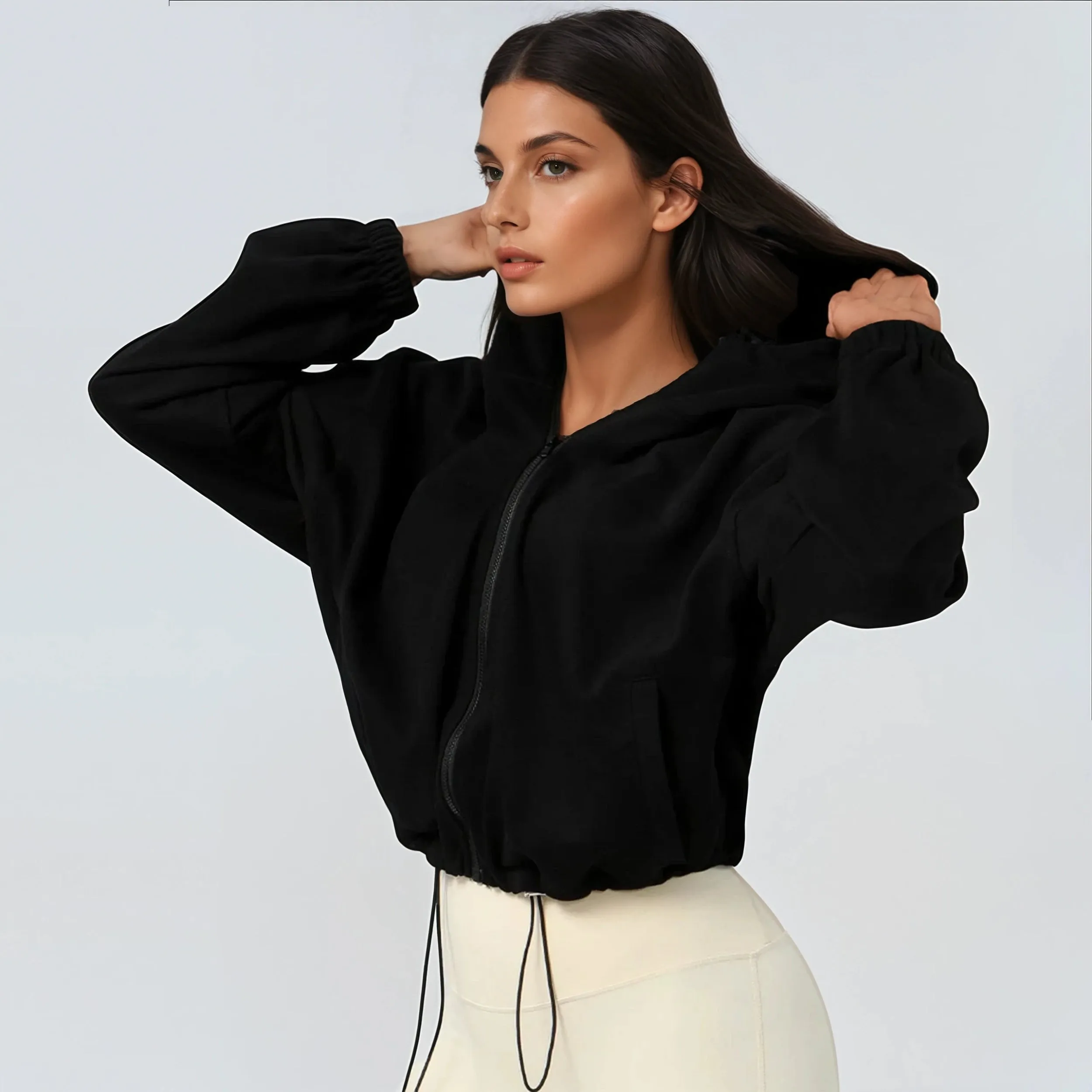 CozyHood Drawstring Jacket