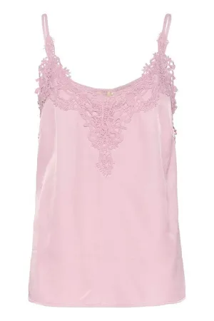 Cream Lace Trim Camisole