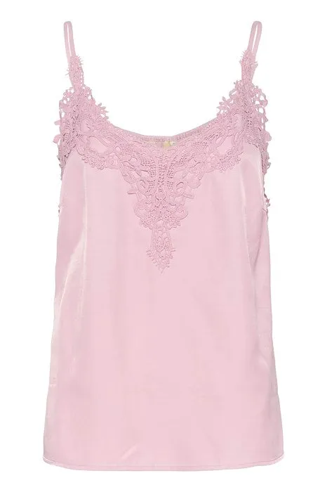 Cream Lace Trim Camisole