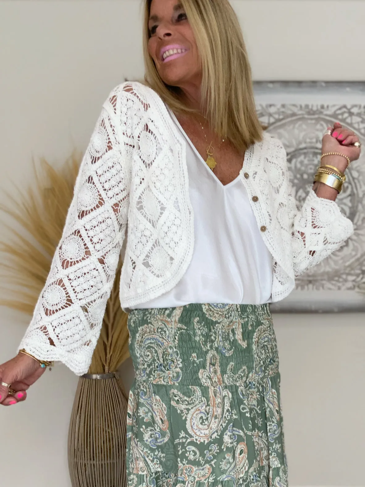 Crochet Bolero Cardigan