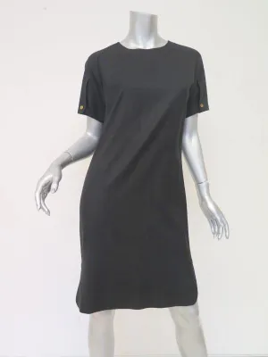 Derek Lam Women's Dress: Black 100% Wool Size 4, Pre-owned