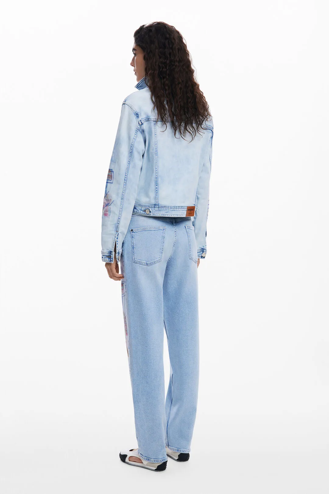 Desigual Denim Print Jacket