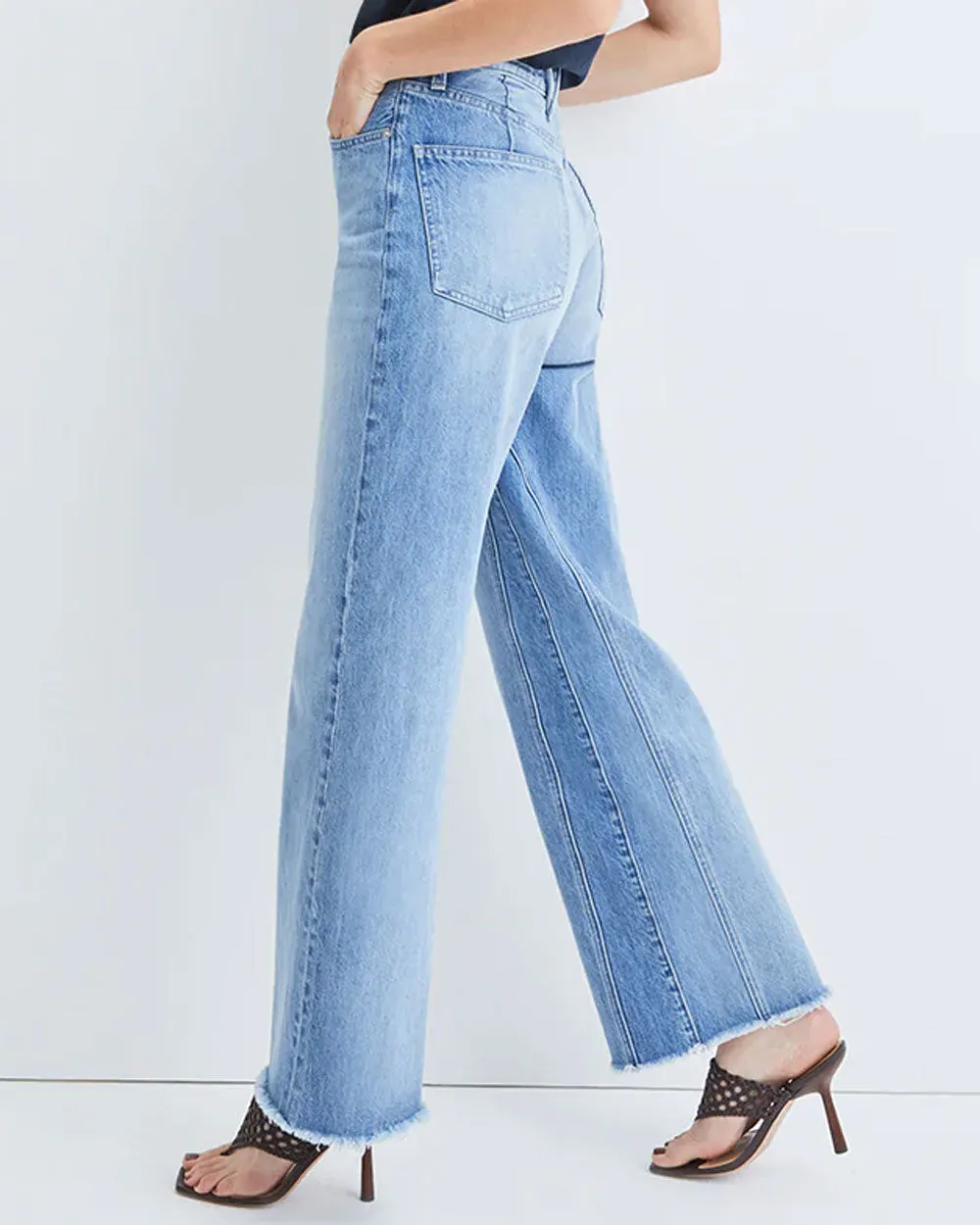 Dylan Wide Leg Jean in Tulum