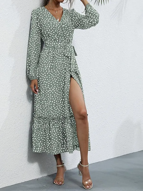 Elegant Black Polka Dot Dress for Women - A Timeless Wardrobe Staple