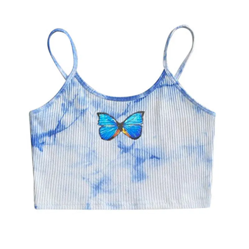 Europe Strap Popular Sleeveless Tops Outdoor Knitted Camisole Women Summer Camisole