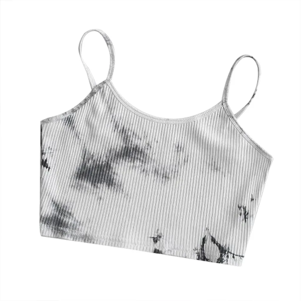 Europe Strap Popular Sleeveless Tops Outdoor Knitted Camisole Women Summer Camisole