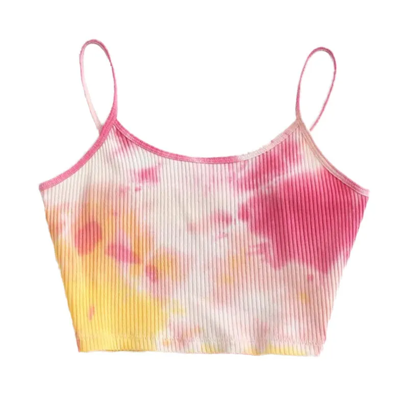 Europe Strap Popular Sleeveless Tops Outdoor Knitted Camisole Women Summer Camisole