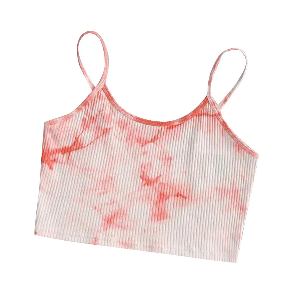 Europe Strap Popular Sleeveless Tops Outdoor Knitted Camisole Women Summer Camisole