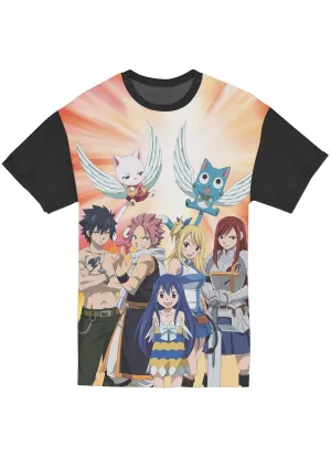 Fairy Tail - Group Jrs Sublimation T-Shirt