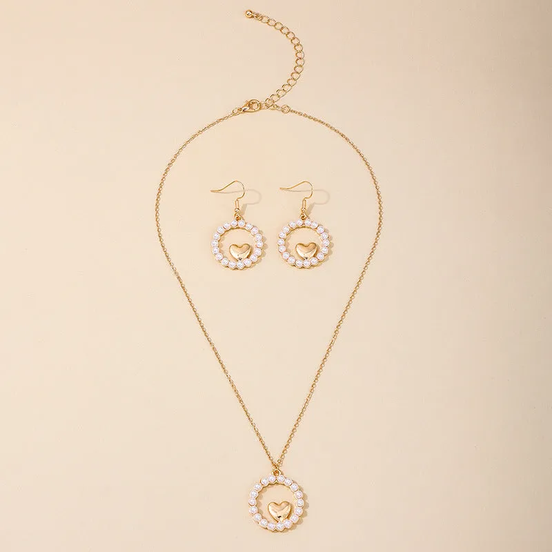 Fairy Tale Pearl Jewelry Set for Elegant Weddings and Banquets